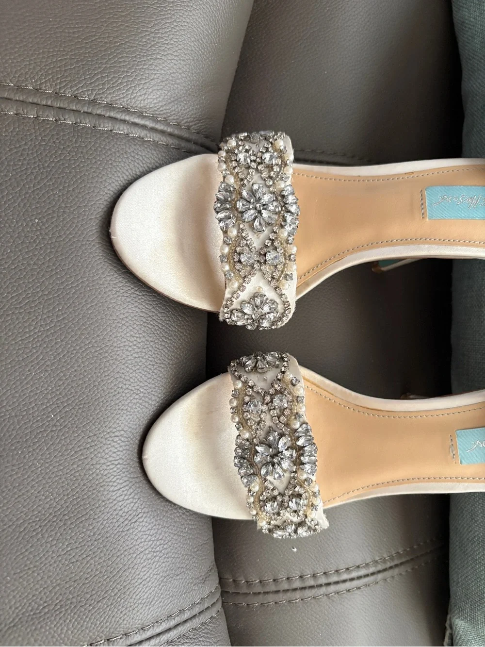 Betsey Johnson satin ivory